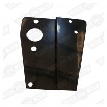HEAT SHIELD-LH-BLACK-TWIN HS2 CARBS-COOPER & S '61-'71