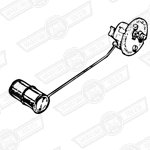 SENDER UNIT-FUEL -LOCK RING TYPE-(no voltage stabiliser)-'64