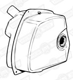 FUEL TANK-5.5 GALLON-LH-CANADA '75-'78 SWEEDEN '75-'80