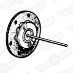 DIAPHRAGM & SPINDLE ASSY-AUF214 FUEL PUMP