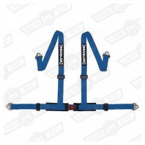 SECURON HARNESS QUICK RELEASE BUCKLE 4 PT. BOLT-IN BLUE
