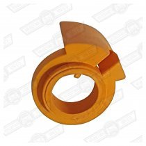 ADAPTOR-FLOAT CHAMBER-TWIN CARB-(ORANGE) L.H.