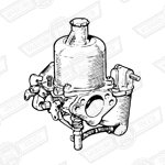 CARBURETTER-HS4-FIXED NEEDLE-850cc'67-'69-AUTOMATIC