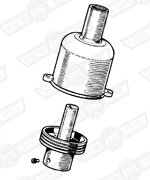 SUCTION CHAMBER ASSY.-TWIN HS2 CARBURETTERS