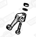LEVER ASSY.-THROTTLE ROD-TWIN H4 CARBURETTERS