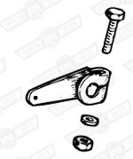 LEVER ASSY.-THROTTLE RETURN SPRING-TWIN H4 CARBS.