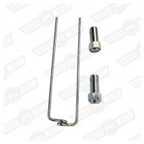 STIRRUP ASSY.-CHOKE CABLE TO JET LEVERS-TWIN H4 CARBS.