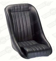 COBRA CLASSIC SEAT- NO HEADREST, BLACK VINYL