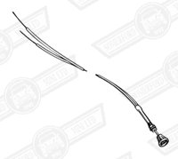 CABLE-CHOKE & DIVERTER VALVE '76-'79-CANADA & SWEDEN
