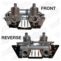 CARBURETTER KIT-TWIN HS4 INC.MANIFOLD,LINKAGES & HEAT SHIELD