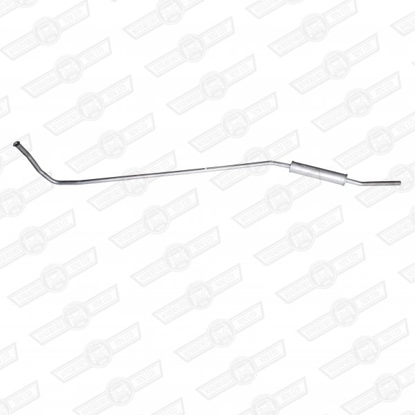 EXHAUST SYSTEM COMPLETE SINGLE BOX-SALOON '67-'73