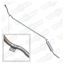 EXHAUST SYSTEM-59-64-CLEARS FLOOR STARTER-SINGLE CRIMPED BOX