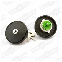 FILLER CAP-FUEL-LOCKING,VENTILATED-BLACK FINISH
