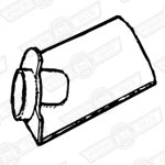 DUCT-WARM AIR FROM EXHAUST MANIFOLD-HS4-TAM1012 ASSY.