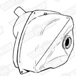 FUEL TANK-CITRUS GREEN-RESTRICTED FILLER NECK-MPI-PAUL SMITH