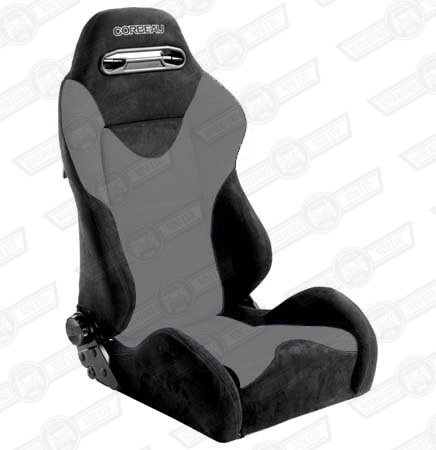 CORBEAU TARGA SPORT SEAT- BLACK OUTER/GREY INNER CLOTH