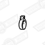 CLIP-FUEL HOSE-STEEL TYPE