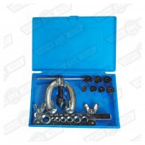 BRAKE PIPE FLARING KIT- 10 PIECE. HAND HELD