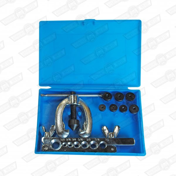 BRAKE PIPE FLARING KIT- 10 PIECE. HAND HELD