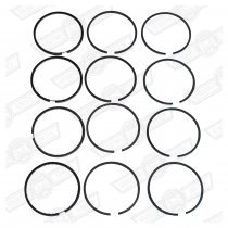 RING SET- 3 RING PISTONS, +020'' 998cc '84 ON