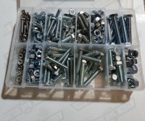 SELECTION PACK- UNF SET SCREWS AND NUTS 250 PIECES