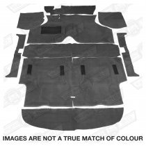 CARPET SET-SALOON-DELUXE-GREY LHD