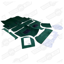 CARPET SET-MOULDED-GREEN-'73-'82 ESTATE