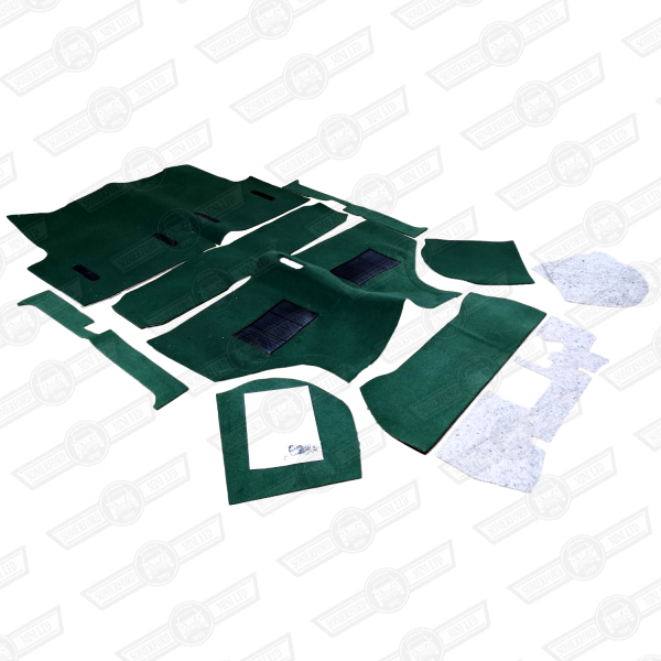 CARPET SET-MOULDED-GREEN-'73-'82 ESTATE