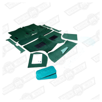 CARPET SET-MOULDED-GREEN-'59-'73 SALOON