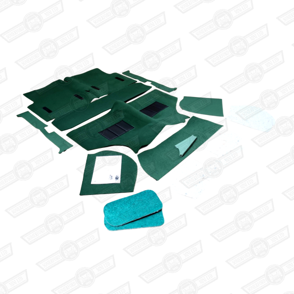 CARPET SET-MOULDED-GREEN-'59-'73 SALOON