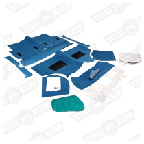 CARPET SET-MOULDED-BLUE-'59-'73 SALOON