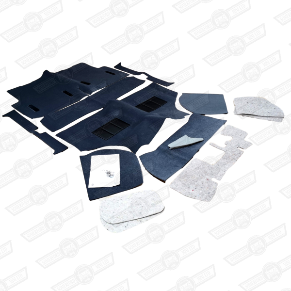 CARPET SET-MOULDED-GREY-'59-'73 SALOON