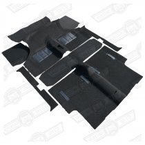 CARPET MOULDED-BLACK-'73 ON SALOON