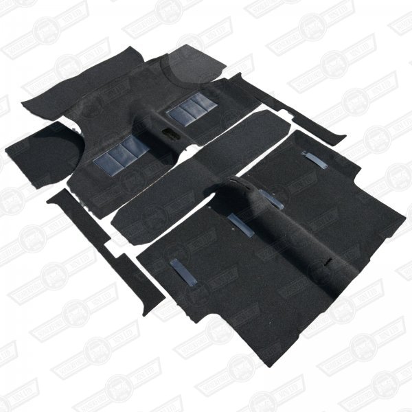 CARPET MOULDED-BLACK-'73 ON SALOON