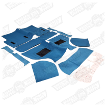 CARPET MOULDED-BLUE-'73 ON SALOON