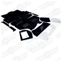 CARPET SET-MOULDED-BLACK-'60-'73-ESTATE