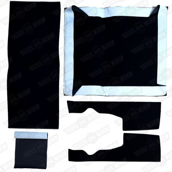 CARPET SET-LUGGAGE AREA-BLACK-ESTATE-'60-'66