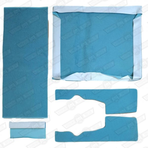 CARPET SET-LUGGAGE AREA-POWDER BLUE-ESTATE-'60-'66