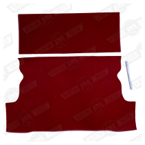 CARPET SET-LUGGAGE AREA-RED-ESTATE-'66-'82