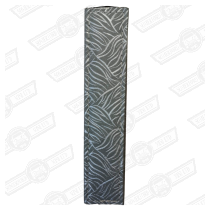 CHECK STRAP-DOOR-EXT. HINGES-SILVER BROCADE