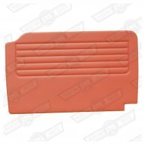 DOOR LINERS-PAIR-TARTAN RED-ELF & HORNET '61-'67