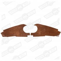 DASH LINERS-PAIR-AUTUMN LEAF-OVAL SPEEDO-'61-'69