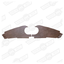 DASH LINERS-PAIR-BEIGE-OVAL SPEEDO-'61-'69