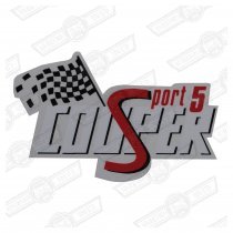 DECAL-BODY SIDE 'COOPER SPORT 5' (JC conversions)