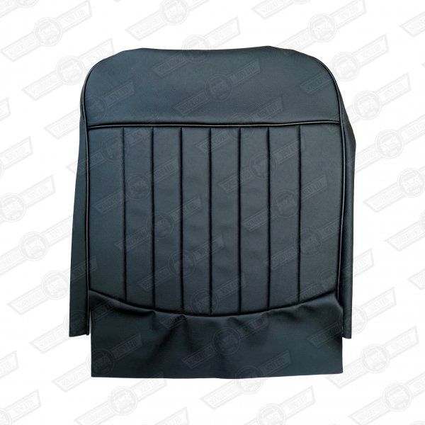 FRONT SEAT CUSHION COVER-BLACK-'61-'67
