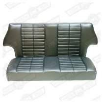 REAR SEAT COVER KIT-SALOON-BLACK '69-'80