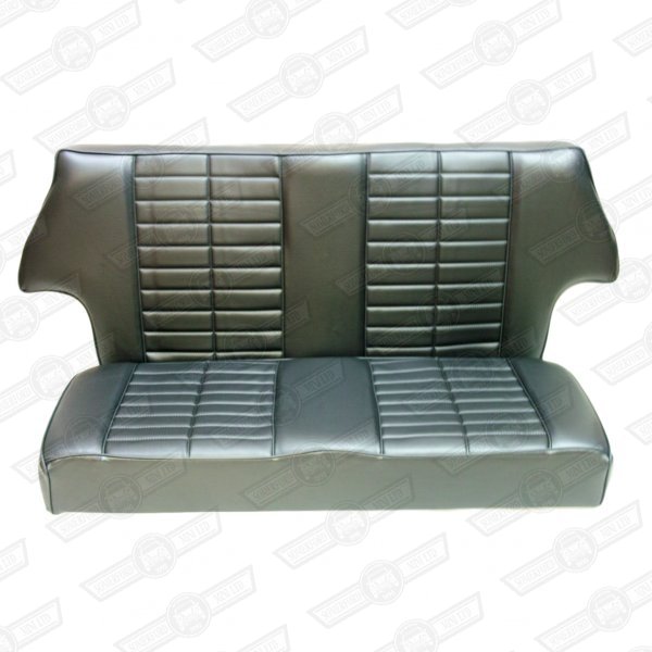 REAR SEAT COVER KIT-SALOON-BLACK '69-'80