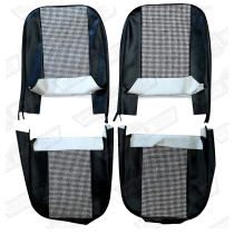 FRONT SEAT COVER KIT-2 SEATS-BLACK HOUNDSTOOT-CITY & E 80-85