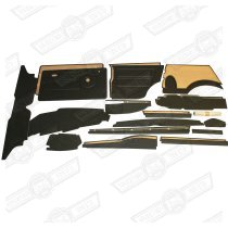 TRIM KIT-COMPLETE-BLACK-CLUBMAN EST.'76-'82 RHD