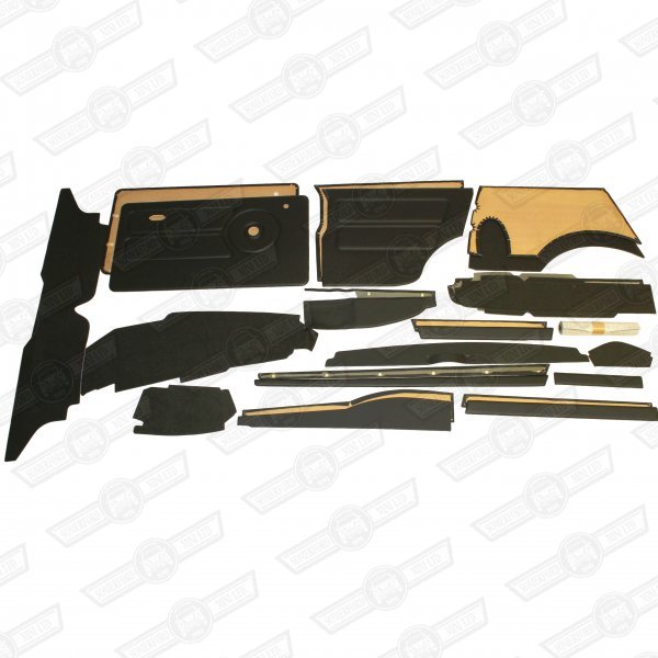 TRIM KIT-COMPLETE-BLACK-CLUBMAN EST.'76-'82 RHD